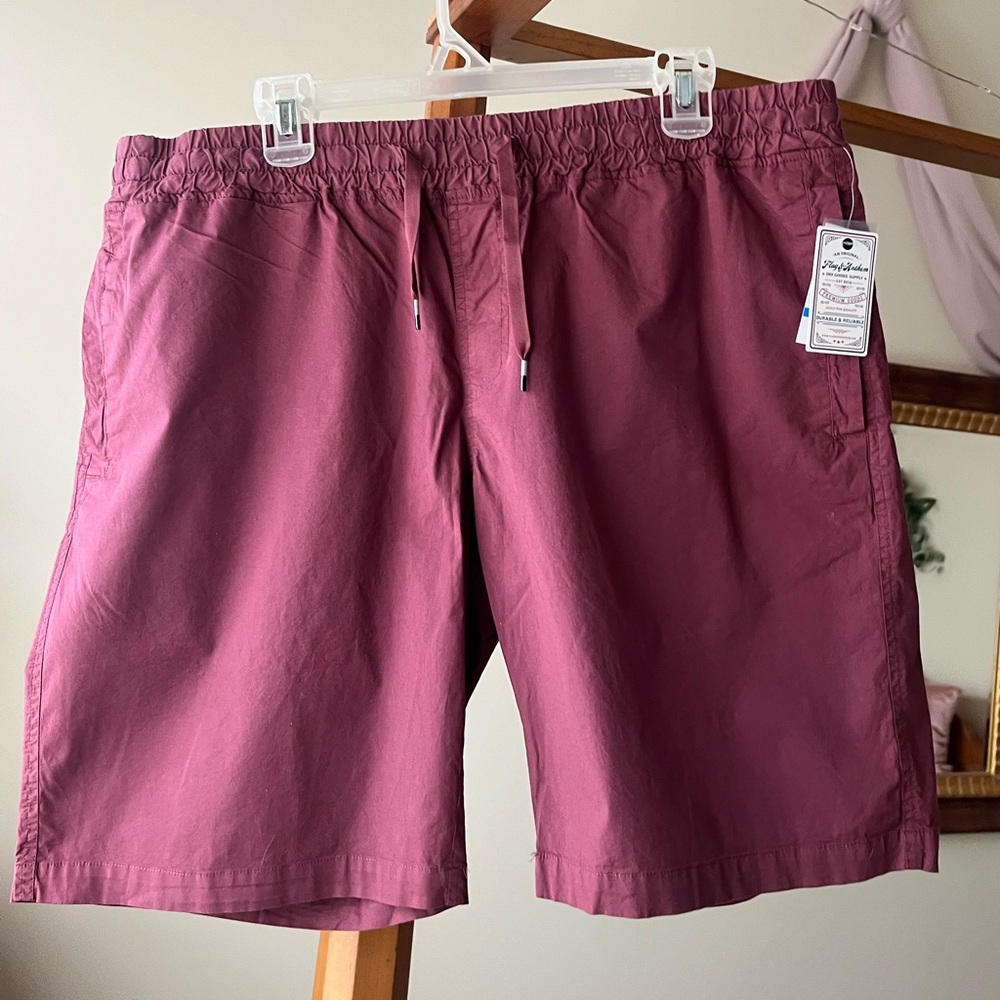 Men’s NEW XL Mauve Hayden Drawstring Shorts /Flag & Anthem Dry Goods Supply